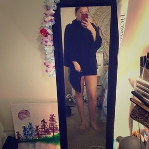 Black poncho